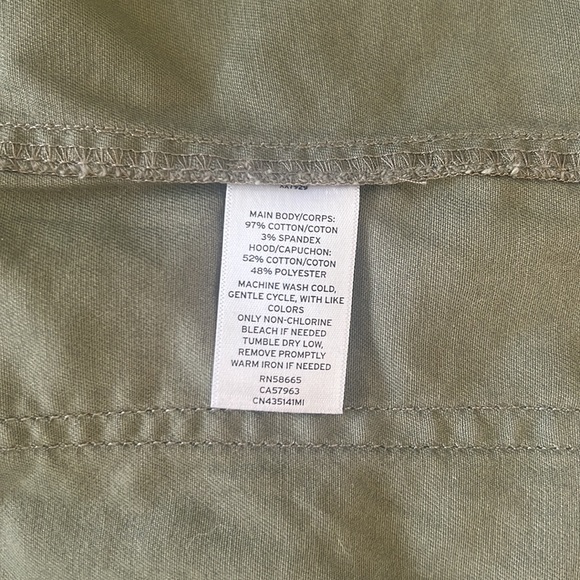 Caslon Cotton Camouflage Jacket. Size Small. New without tags. - Picture 10 of 11